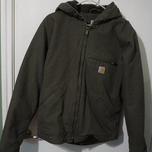 Carhartt RELAXED FIT WASHED DUCK SHERPA-LINED JACKET
